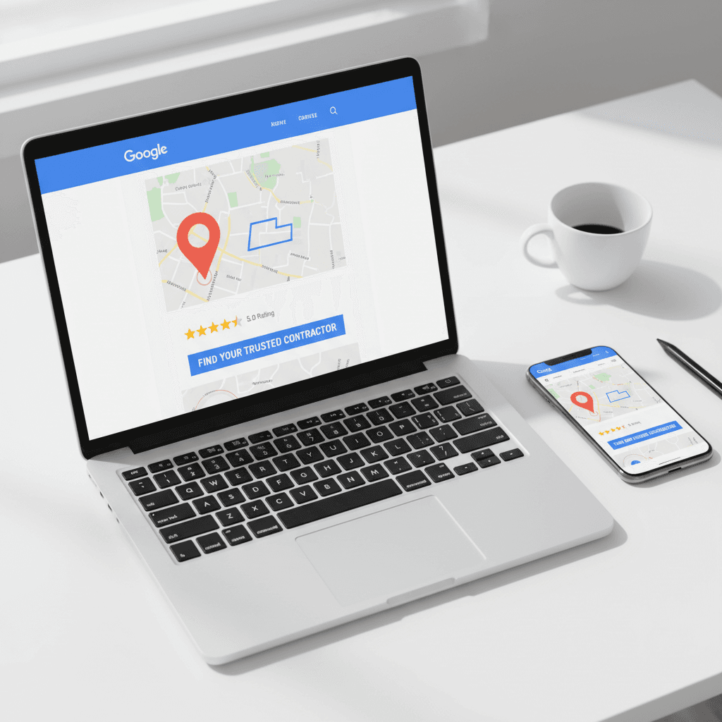 Google Map synchronization on contractor website